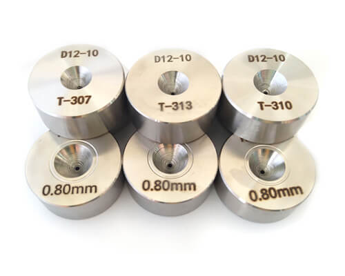 single crystal synthetic diamond wire drawing dies