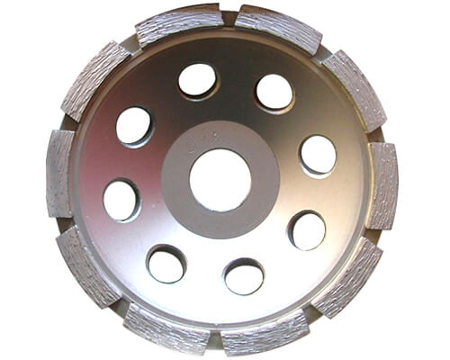 single row cup wheel