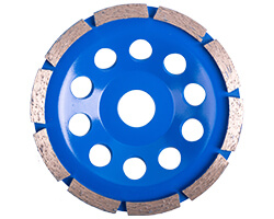 single row cup wheel