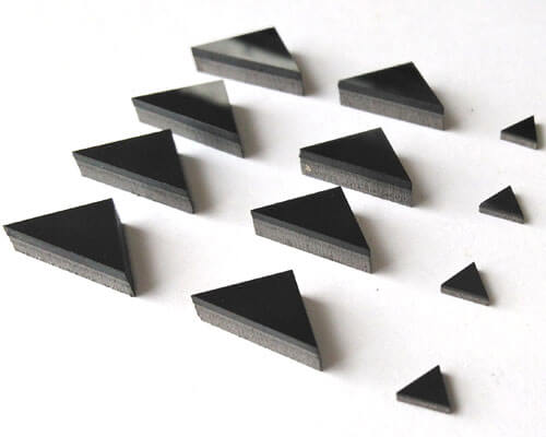 Triangle PCD Cutting Tool Blanks